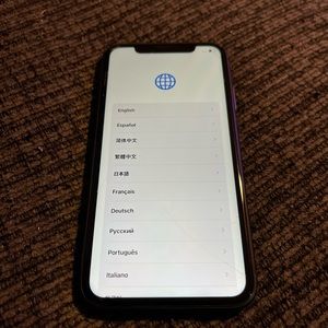 Phone 11.   64 gigs.   Unlocked both network and iCloud.   Perfect conditions